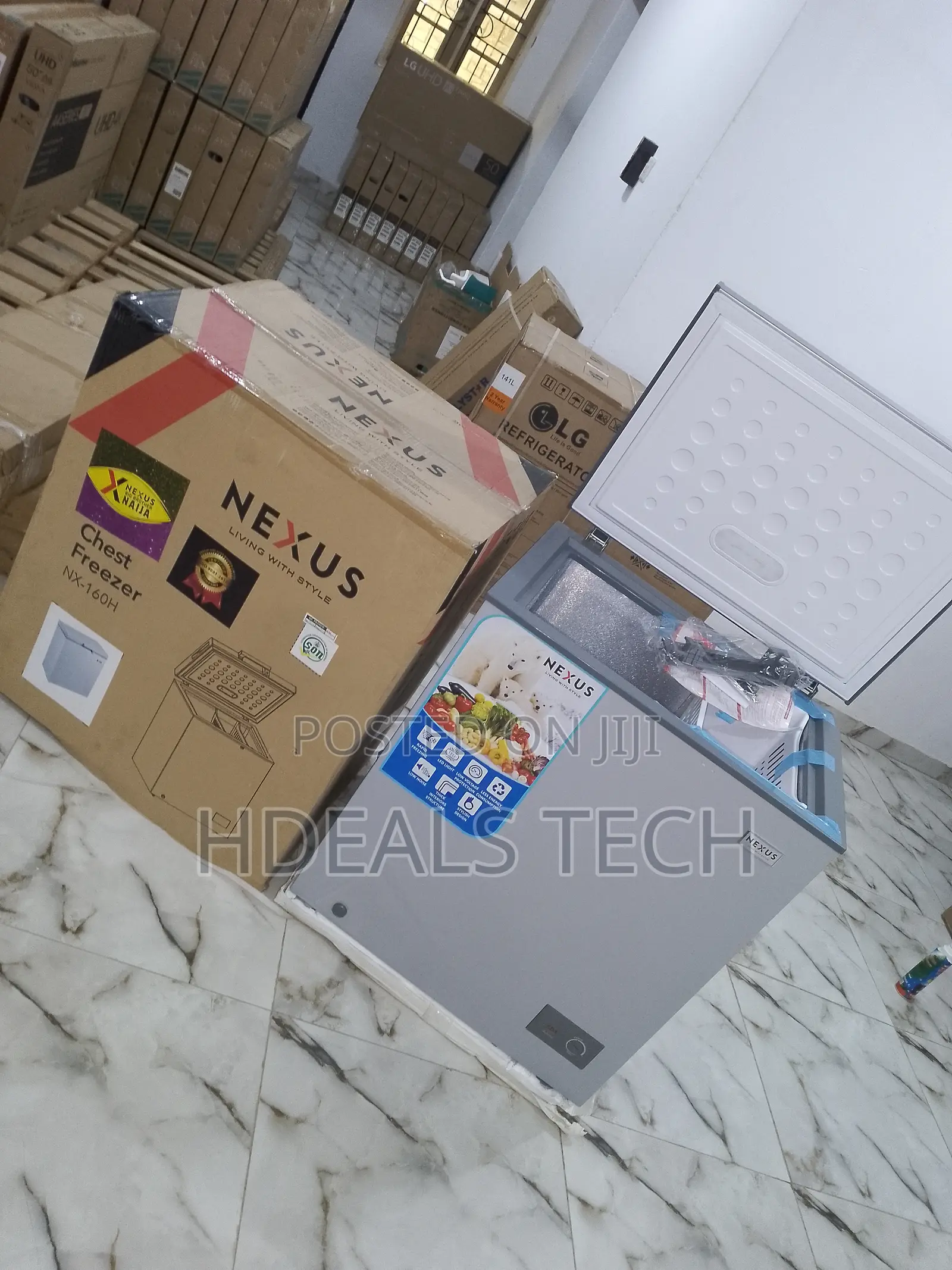 NEXUS 160 Litres Chest Freezer (FRZ NX- 160H) - Silver
