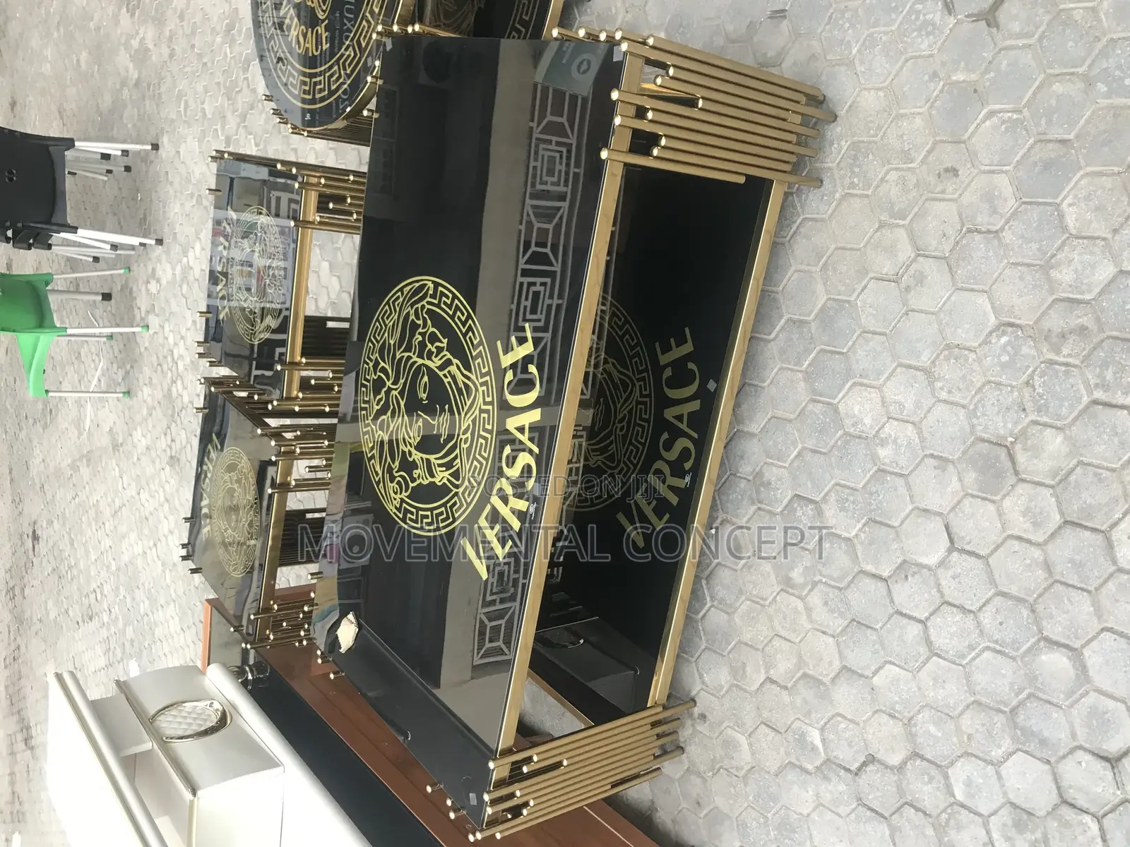 Versace Center Table With 2 Side Tables