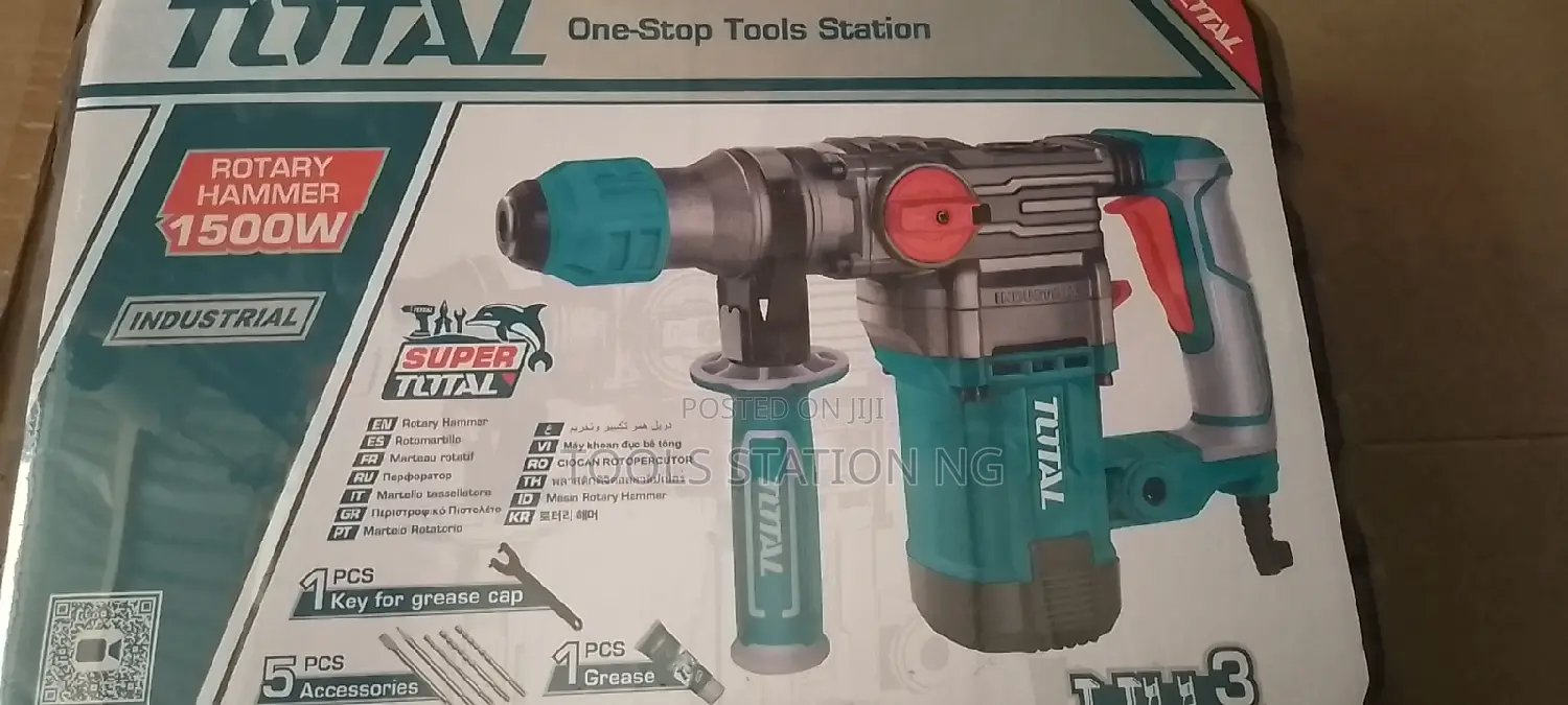 Industrial Rotary Hammer 1500w, 26mm