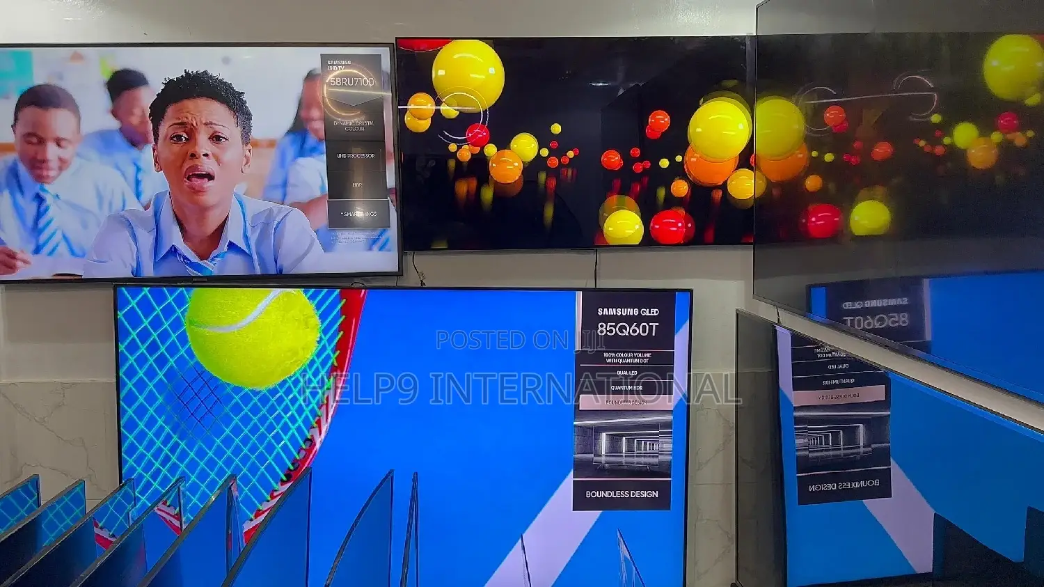 Fabulous 85" Samsung Qled UHD HDR Smart Tv Nj