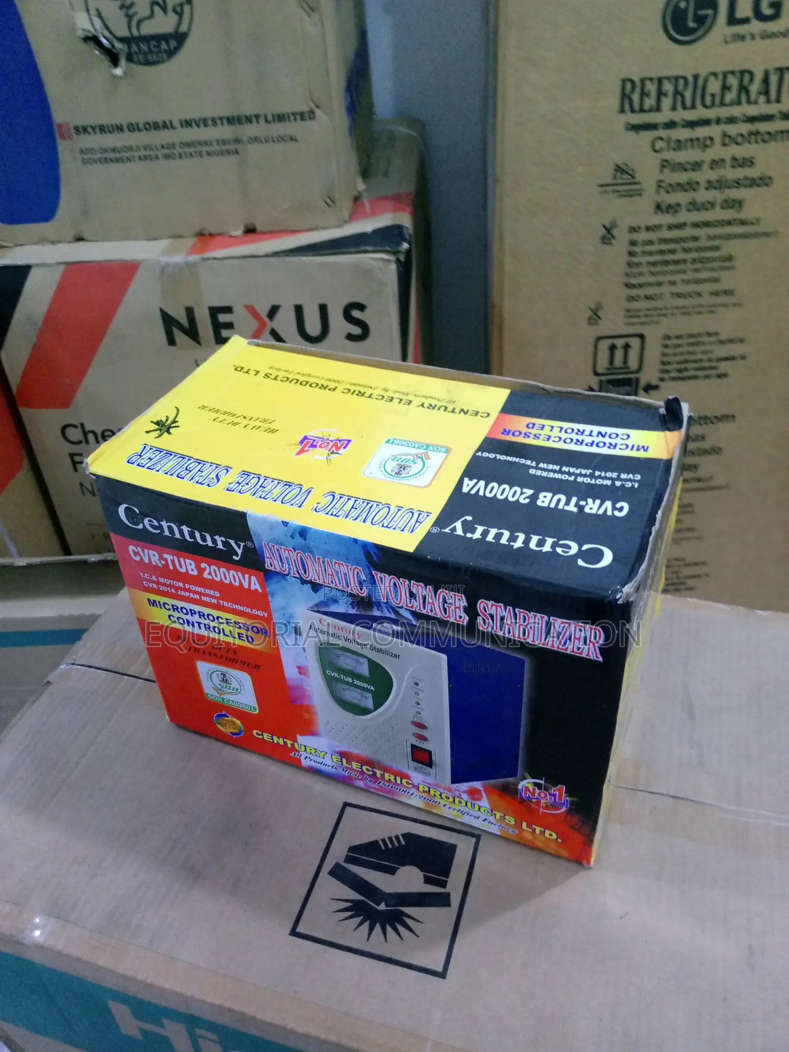 Century 2000w Tub Stabilizer Has a Capacity of 2000va and An