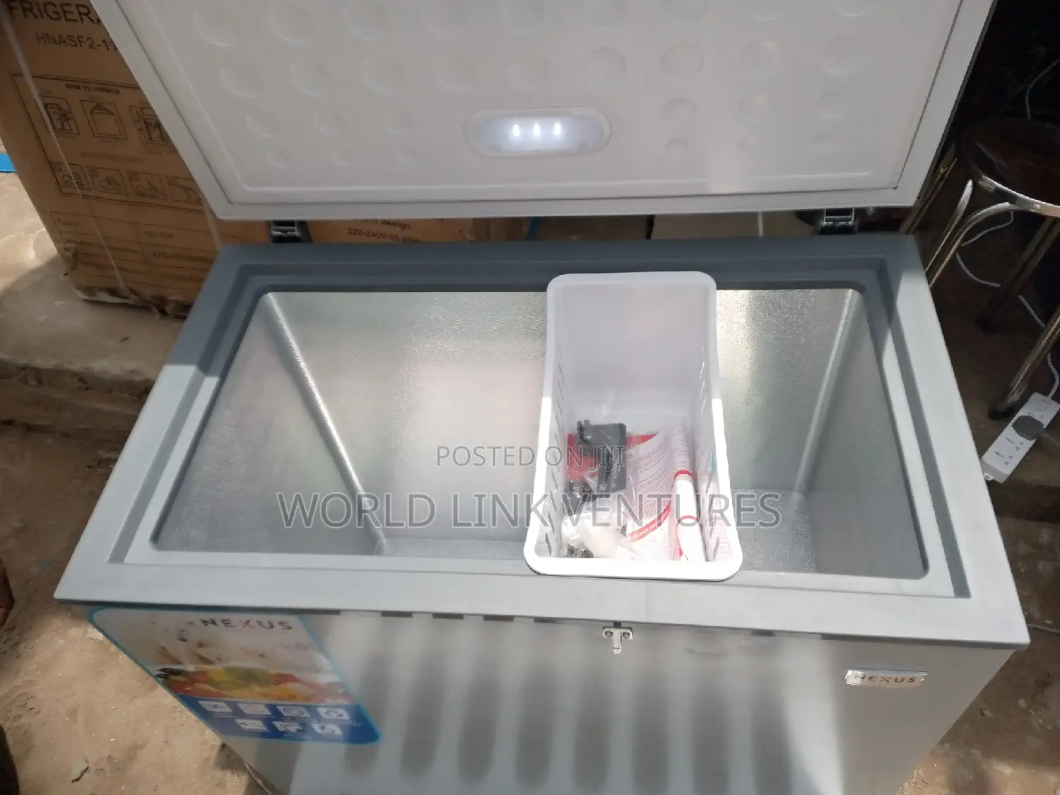 Nexus Chest Freezer Model Nx 265g With Key Inner Lights