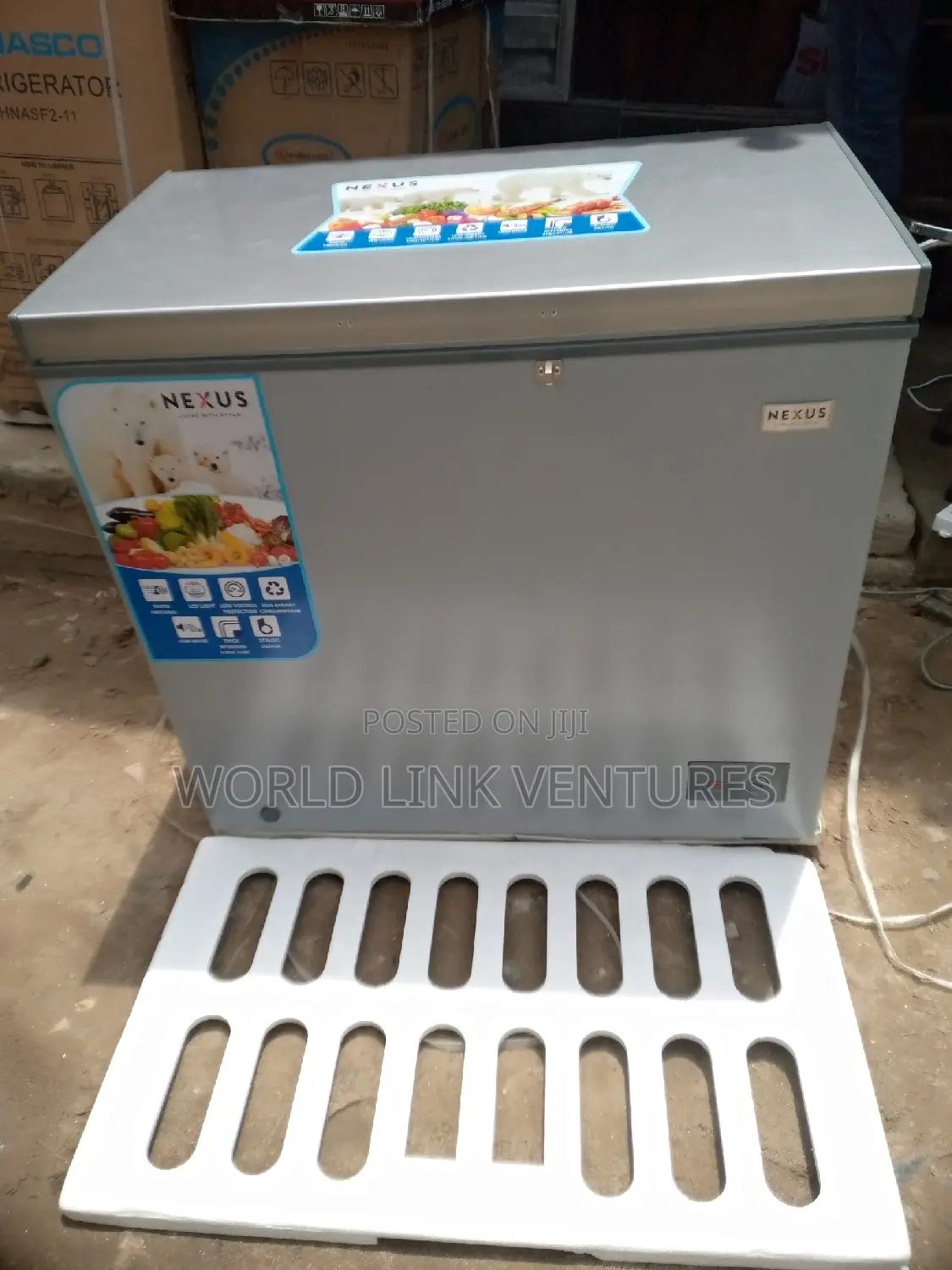Nexus Chest Freezer Model Nx 265g With Key Inner Lights