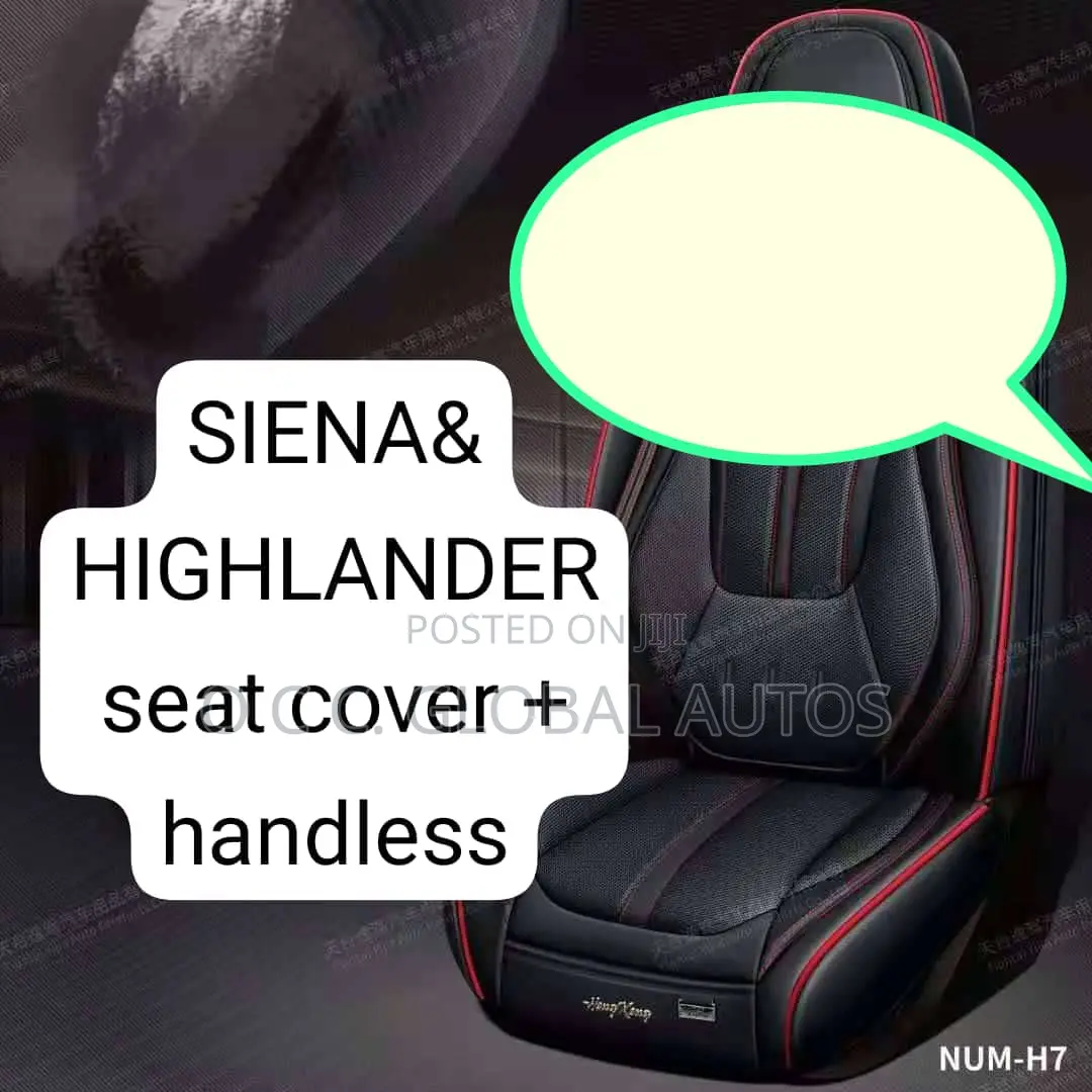 Seat Cover For Sienna And Highlander