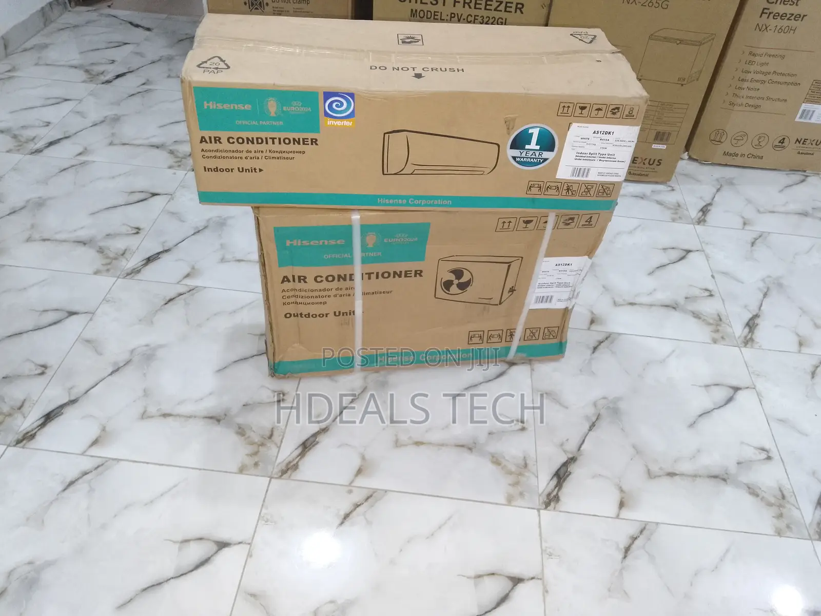 Quality 1.5hp Hisense Copper Inverter Air Conditioner.