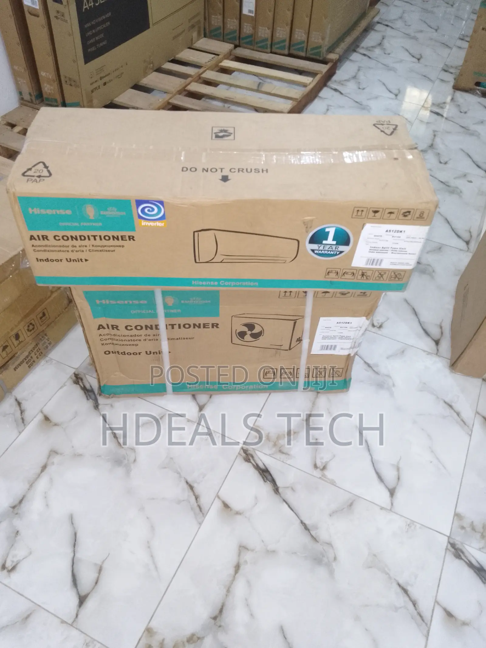 Durable Hisense 1.5hp Ac Split Unit Pure Copper (Inverter).