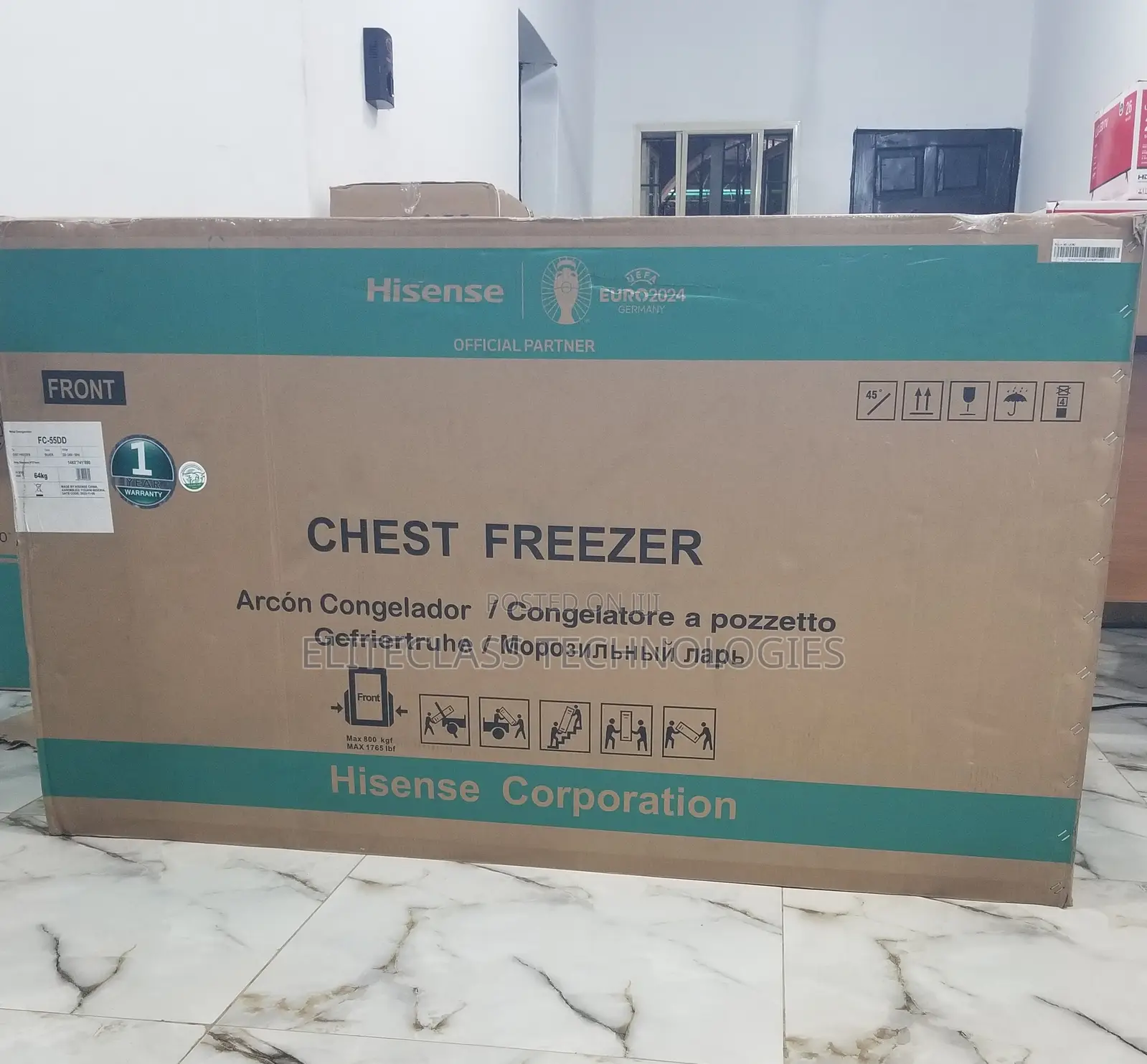 FC-55DD Hisense Chest Freezer 420L (Standard).