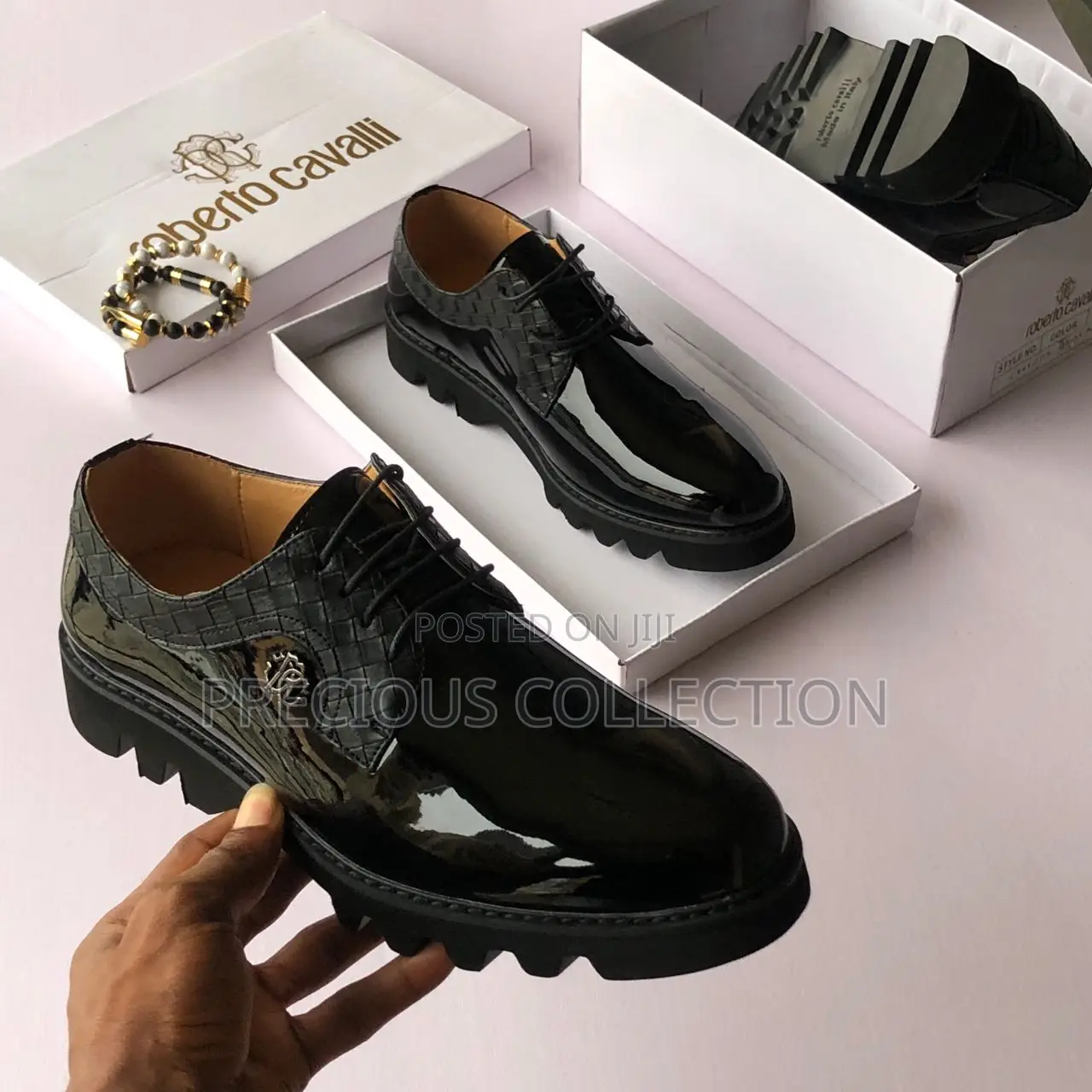 Men's Roberto Cavalli Leather Shoes