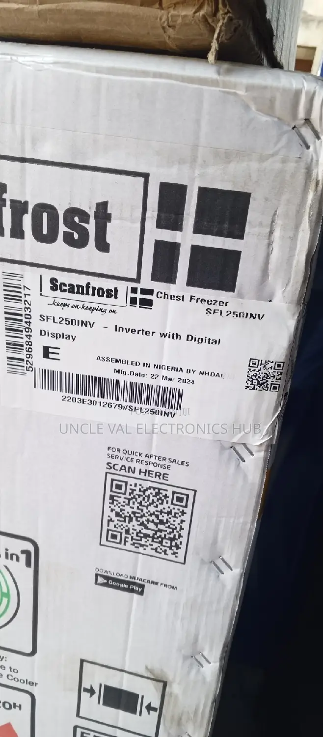 Scanfrost 250l Inverter Chest Freezer