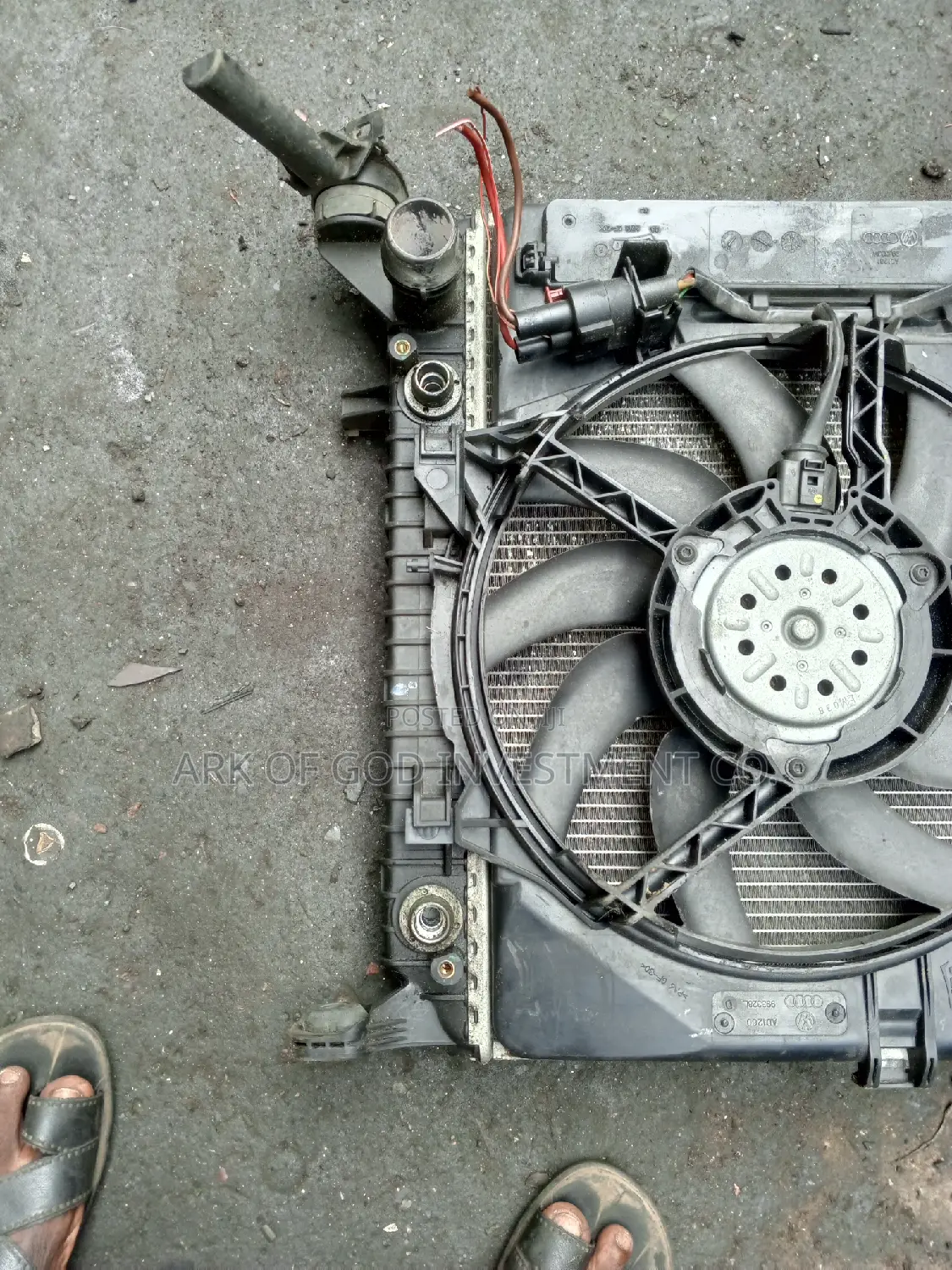 Radiator and Fan for Audi A4, A7,A5,A6,Q5 Q7,a3,2010-2020.