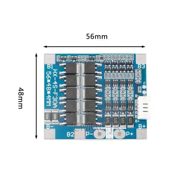 4s 30a 12.8v Protection Board Lifepo4 4s BMS
