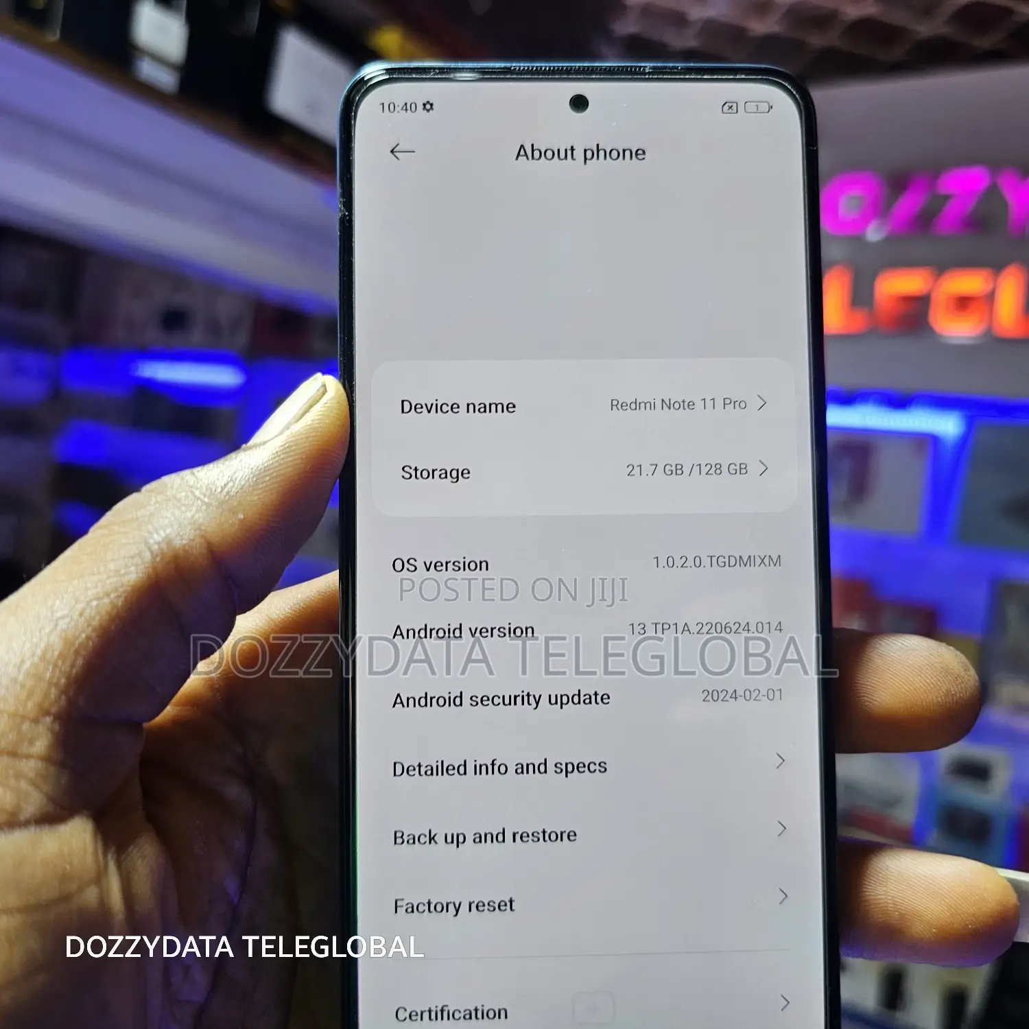 Xiaomi Redmi Note 11 Pro 128 GB Blue