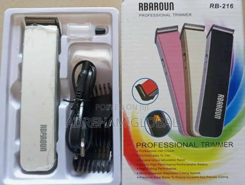 Rechargeable Nova Professional Hair Trimmer/Clipper