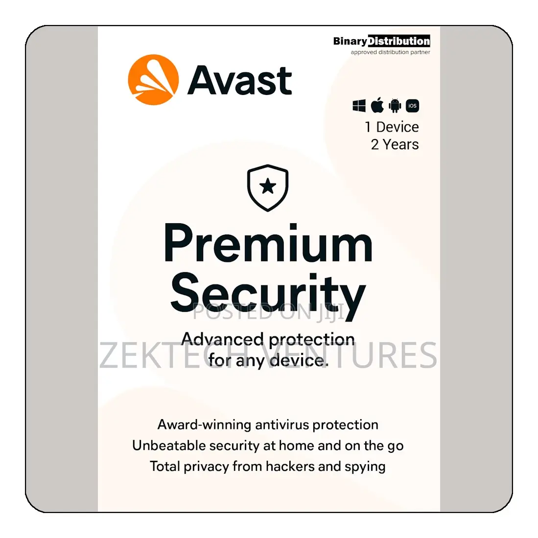 Avast Premium Security 1 Device 2 Years