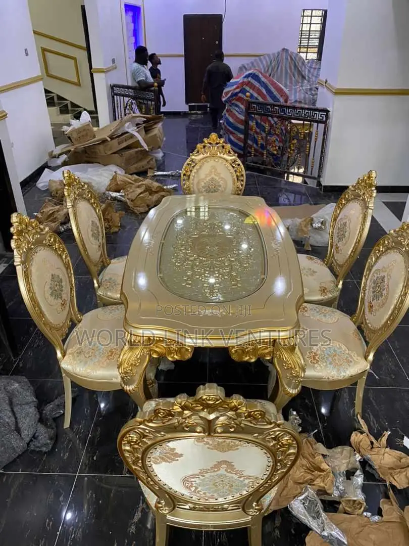 Top Quality Imported Royal Dining Table With 6 Chairs