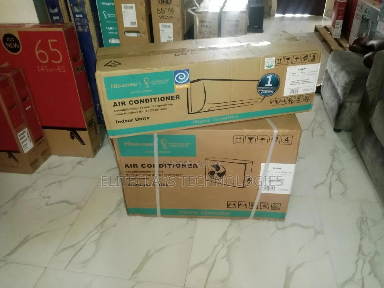 Hisense 1.5HP Inverter a/C With Reliable Timer
