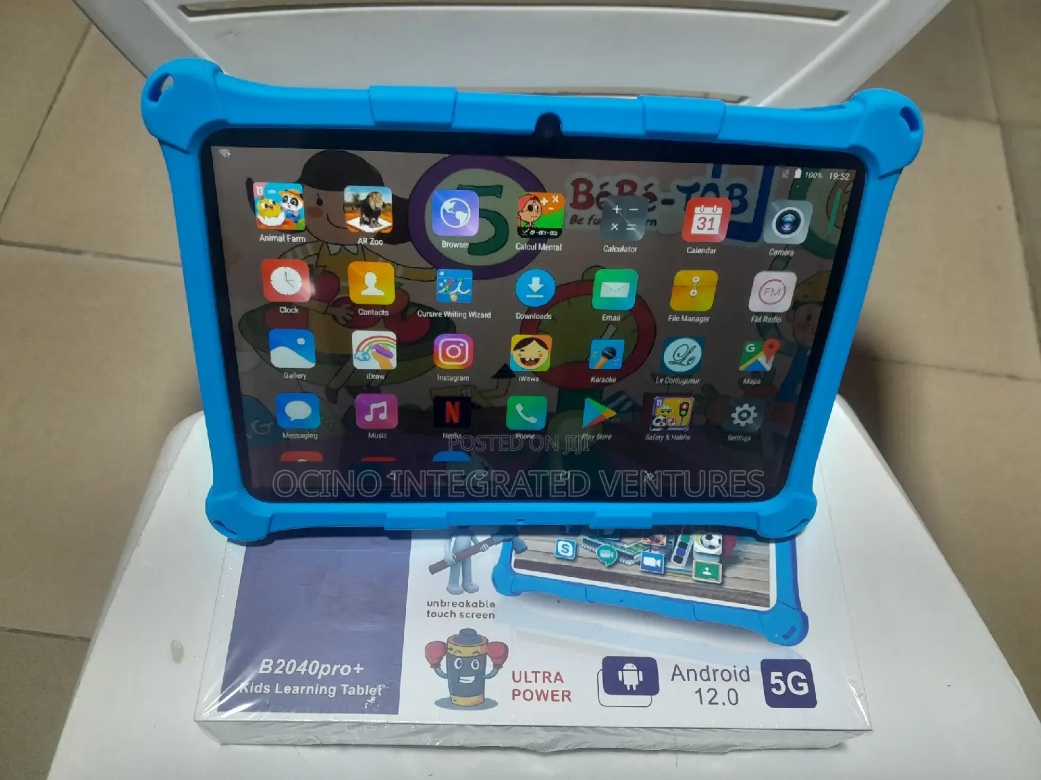 Bebe B2040pro+ Unbreakable Screen Kids Educational iPad