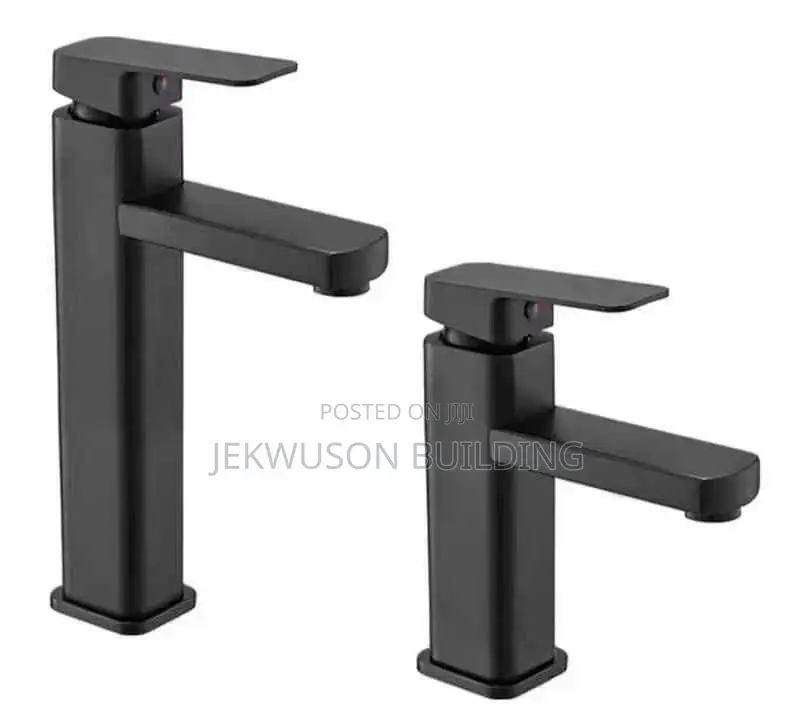 Black Basin Mixer Tap(Long and Short)