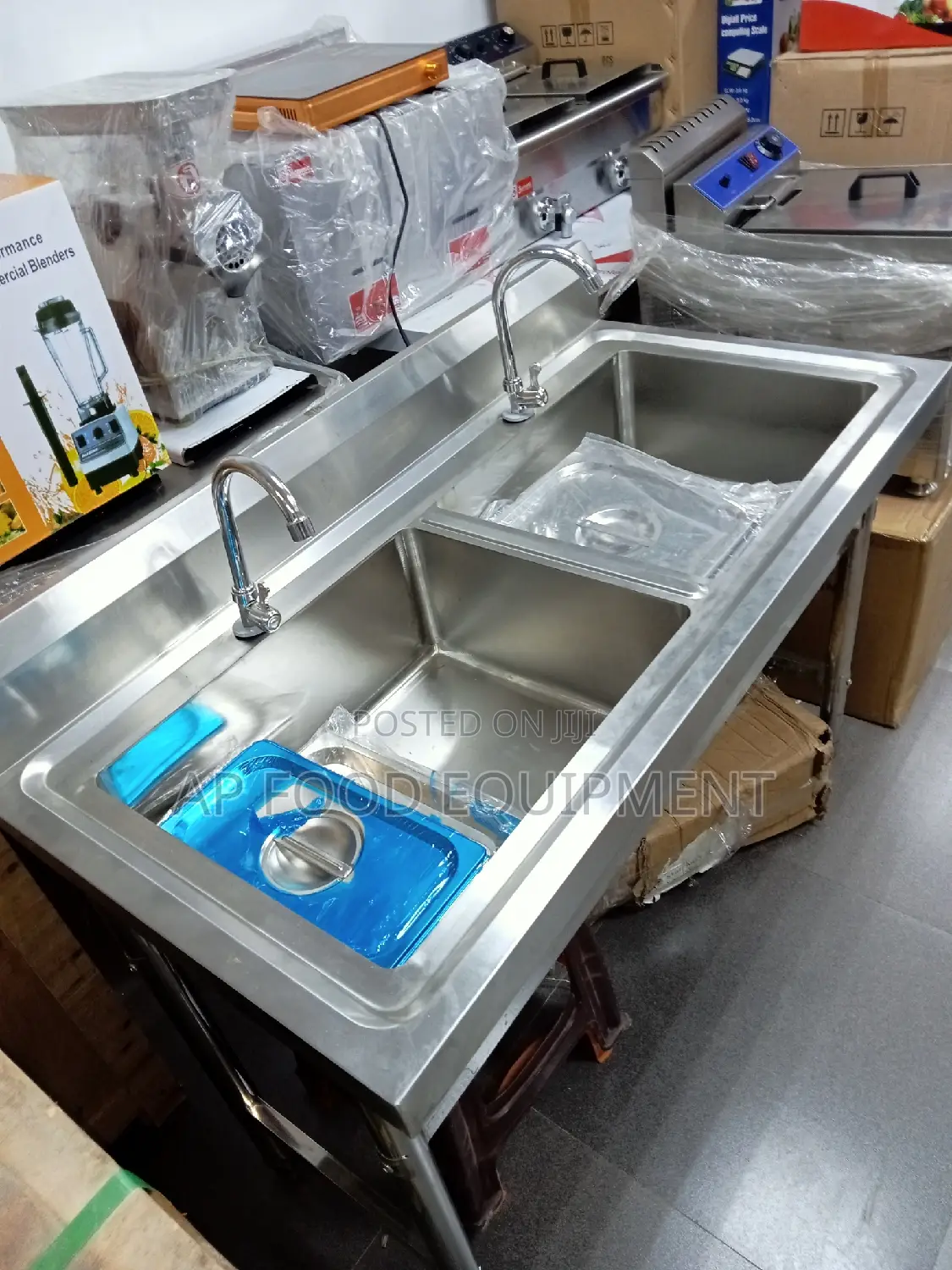Double Sink With Tap Available