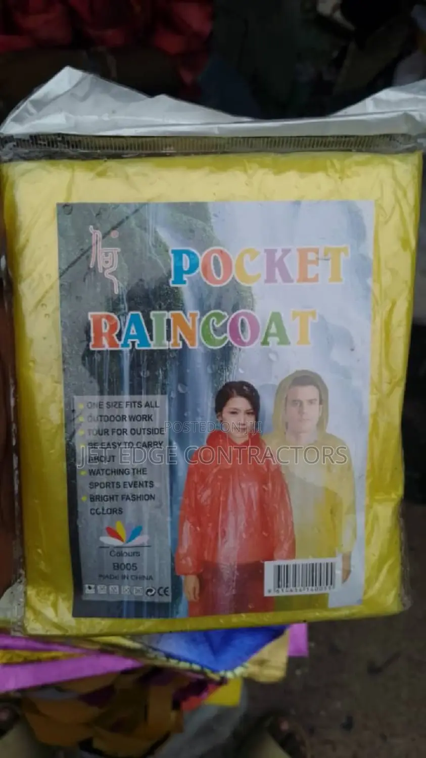 Disposable Pocket Raincoat