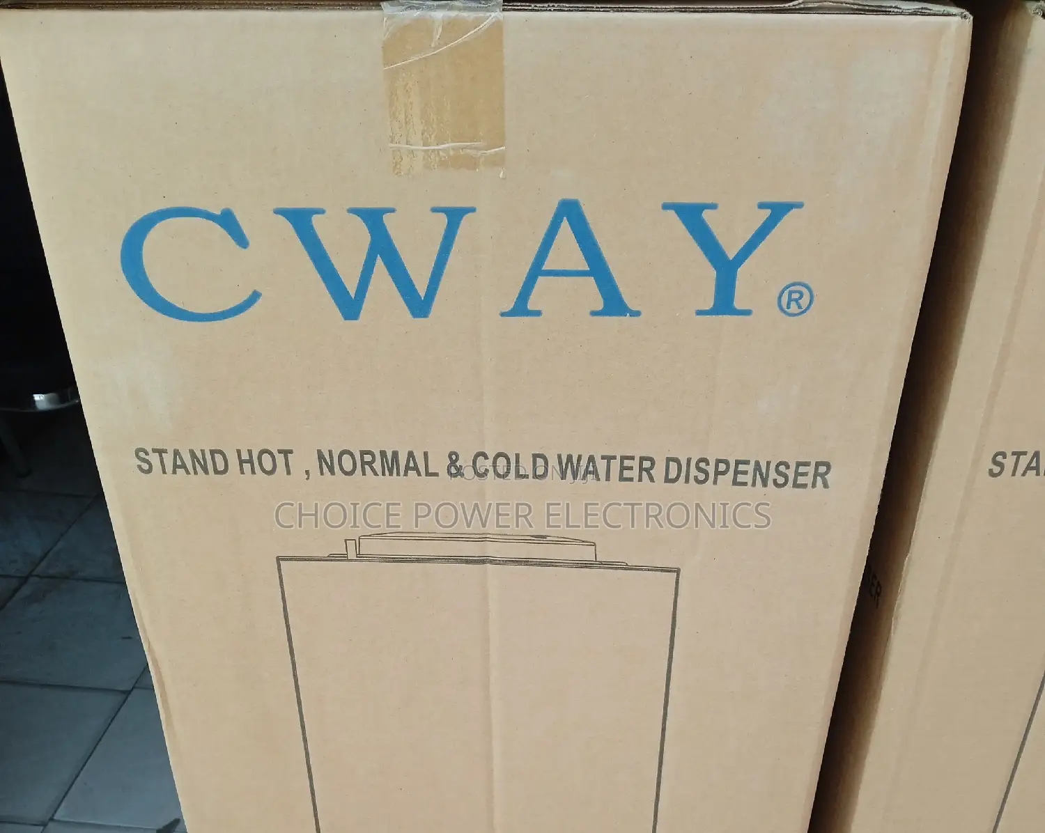 Cway Water Dispenser 3 Tap With Fridge