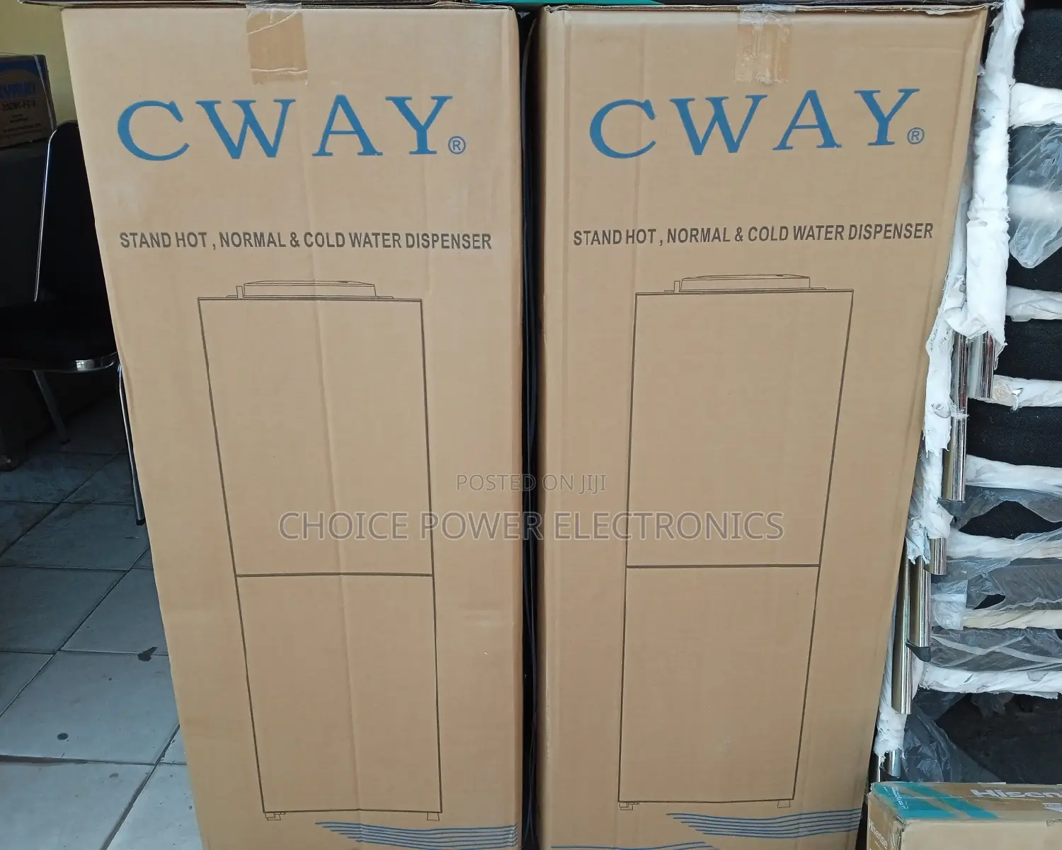 Cway Water Dispenser 3 Tap With Fridge