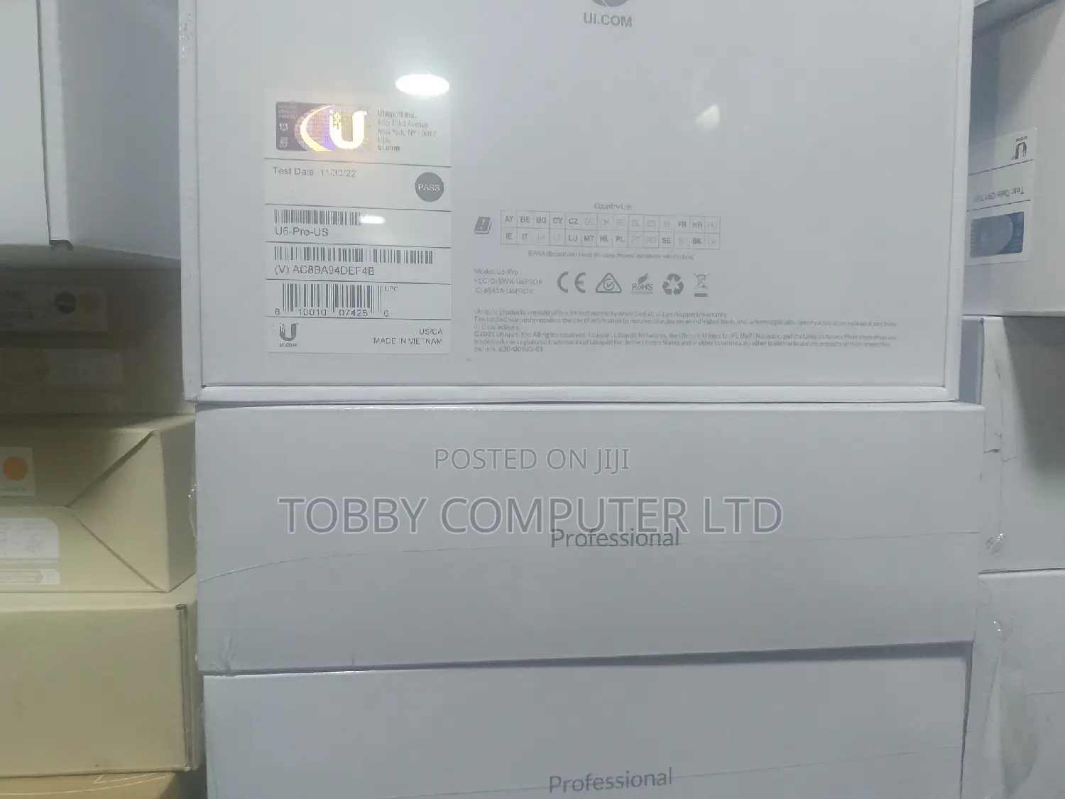 Ubiquiti Unifi 6 Pro Access Point Poe (U6-Pro-Us
