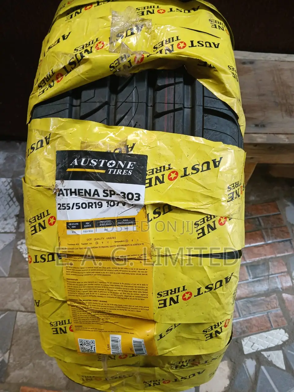 Original Quality AUSTONE TYRES 255/50 R19.