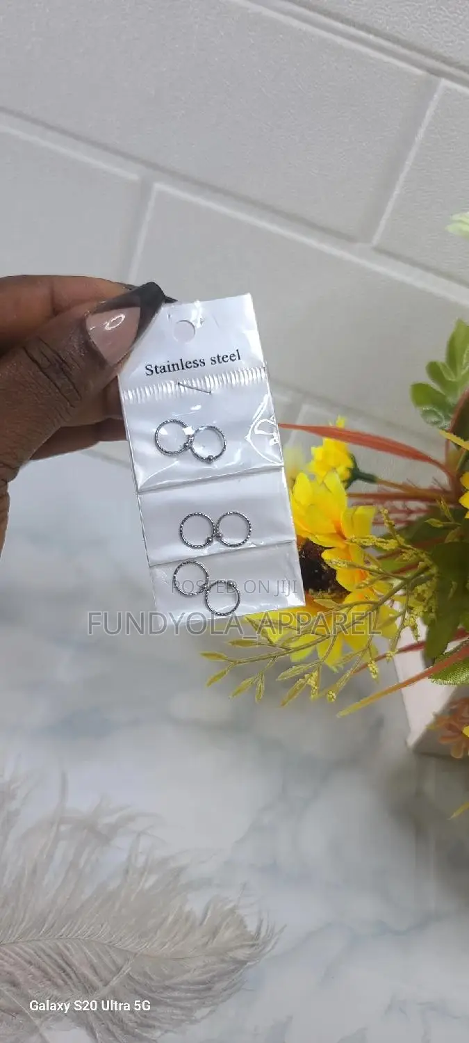 Silver Nose Ring Hoop