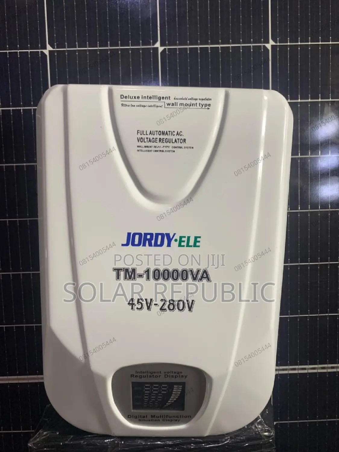 10kva Jordyele Stabilizer 45v-280v