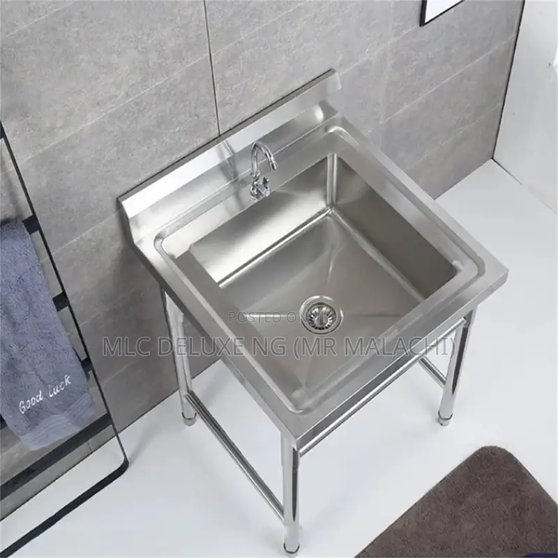 SINGLE Industrial Stainless Steel Sinks / Basins Are Avble