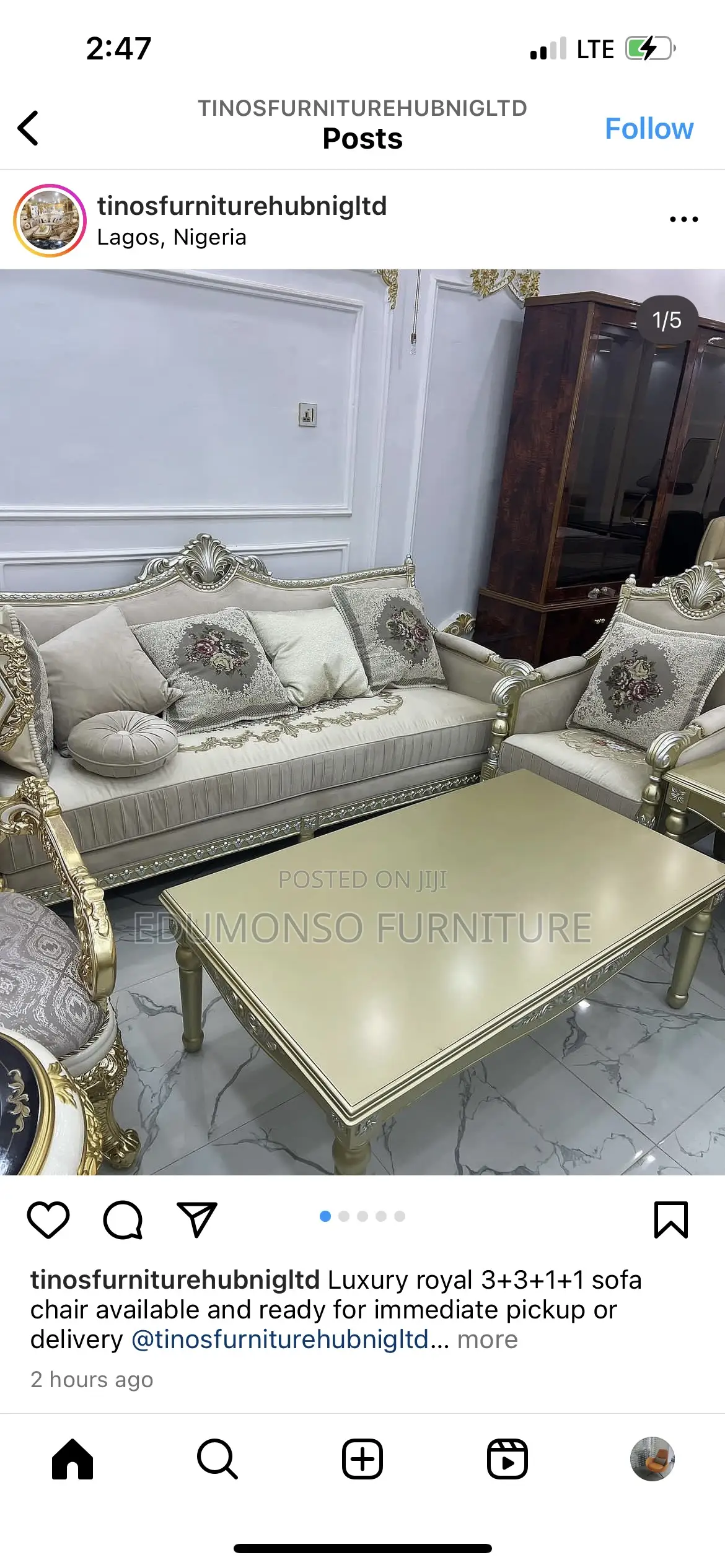 Turkish Royal 8 Seater’S Sofa + Table + 2 Stools