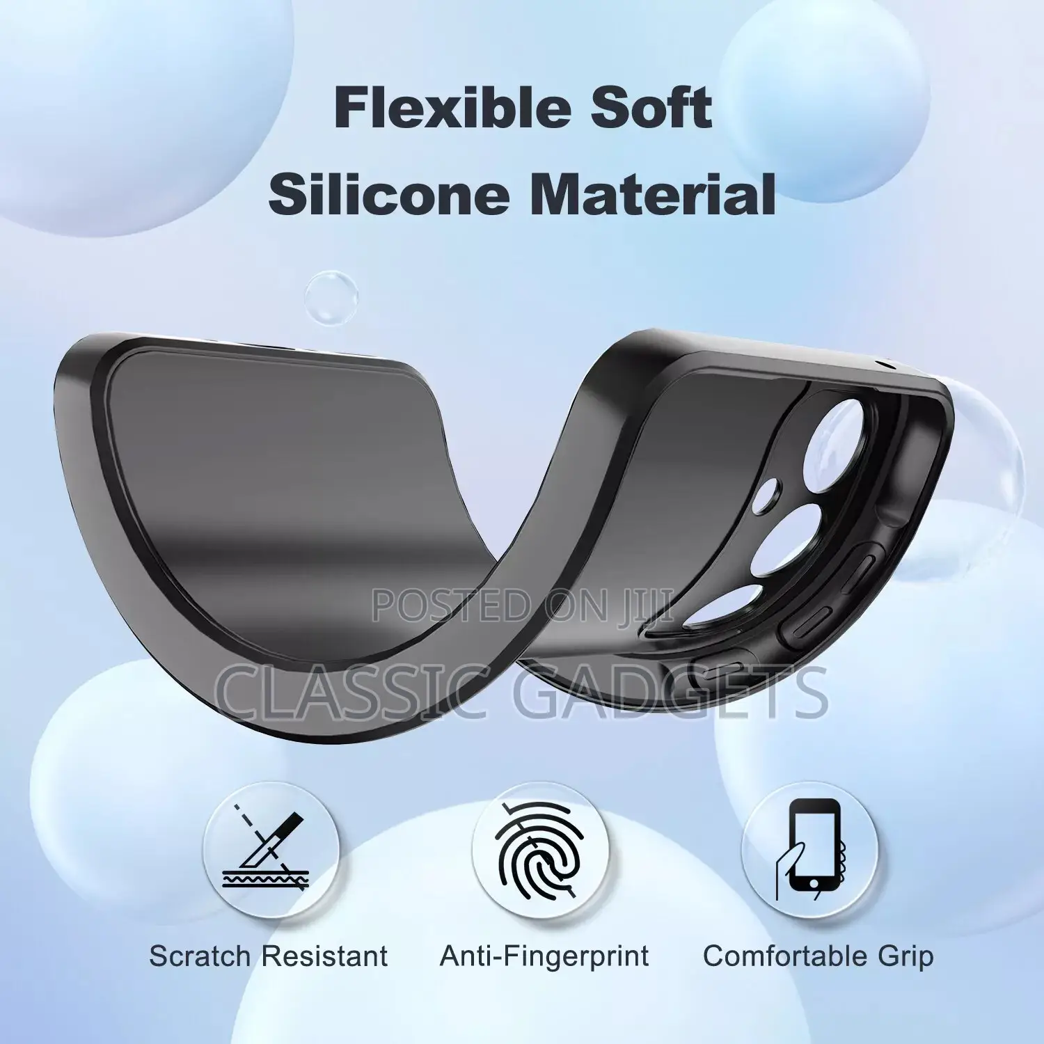 Soft Liquid Silicone Case for Samsung Galaxy A15 A25 A55 A35