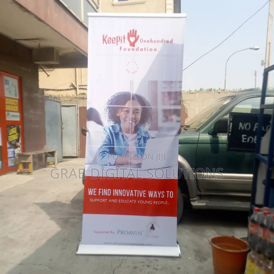 Large Format Printers in Ikeja, Rollup Banners, Tshirts Etc