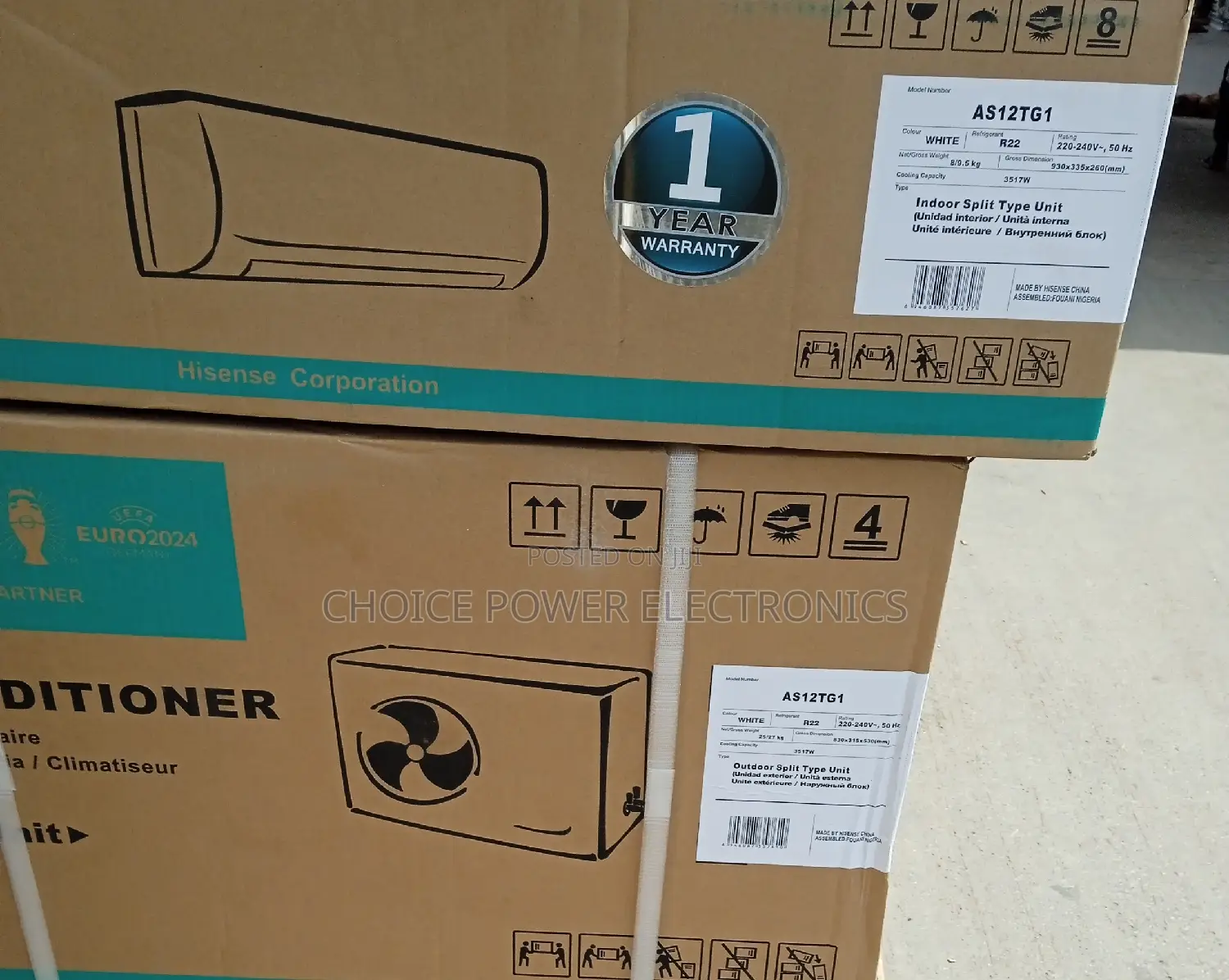 Hisense Split Ac 100% Copper 1.5hp