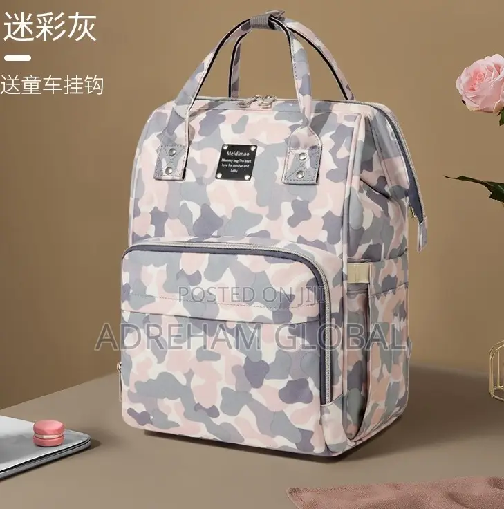 Quality Colorful Baby Bed and Diaper Backpack With Net,Purse