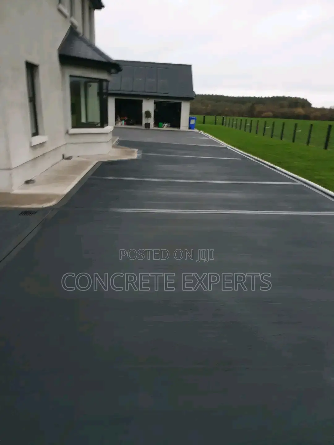 Broom Finish Concrete Flooring