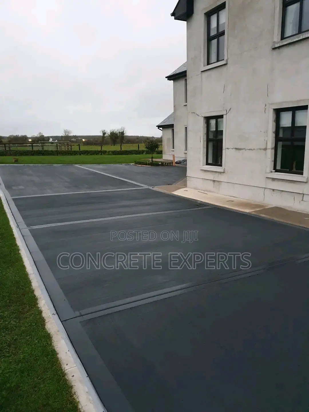 Broom Finish Concrete Flooring