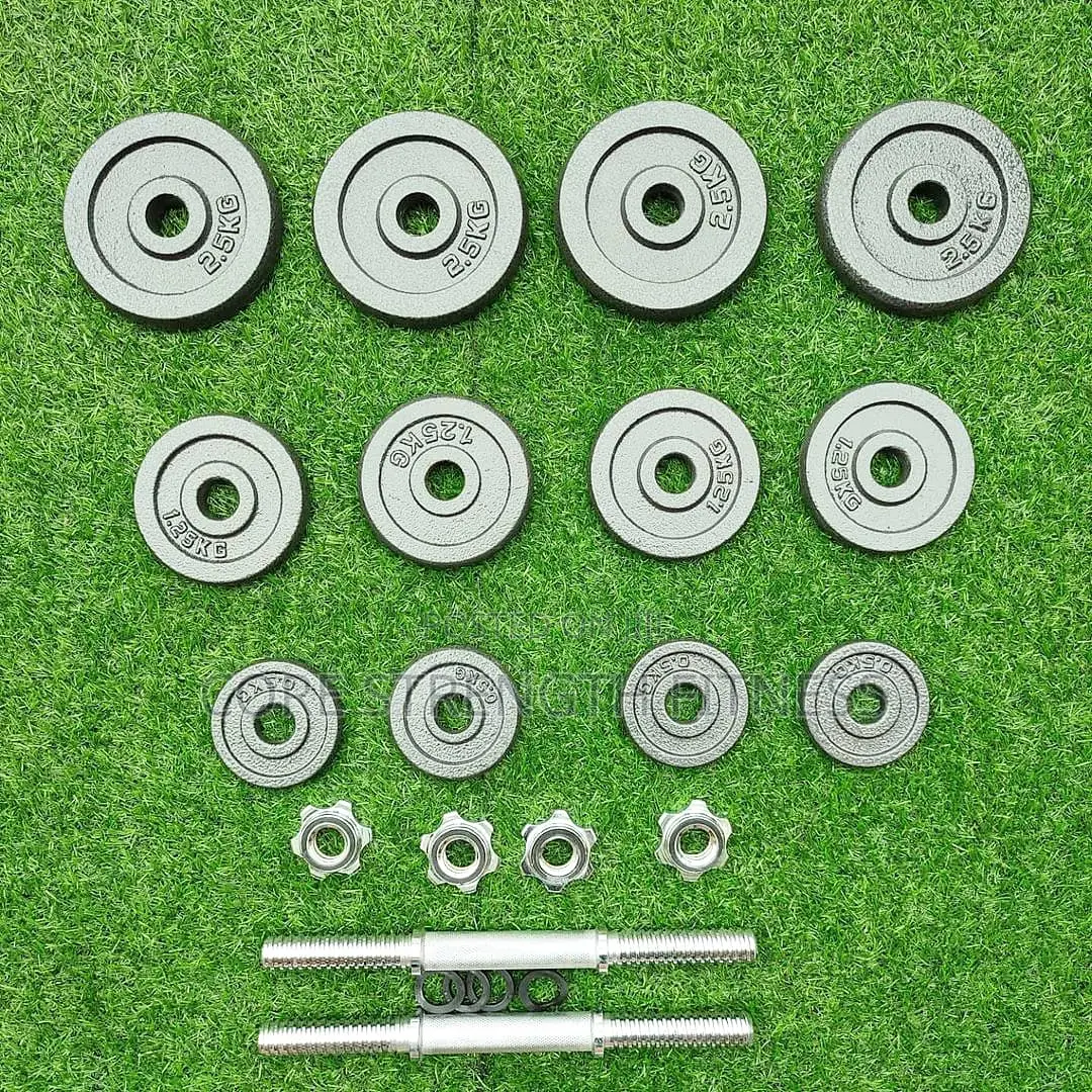 Pairs of 10kg Adjustable Dumbbell Set (20kg Total Weights)