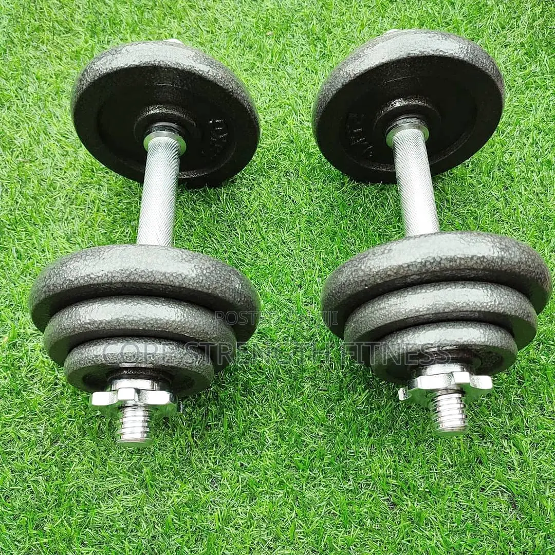 Pairs of 10kg Adjustable Dumbbell Set (20kg Total Weights)