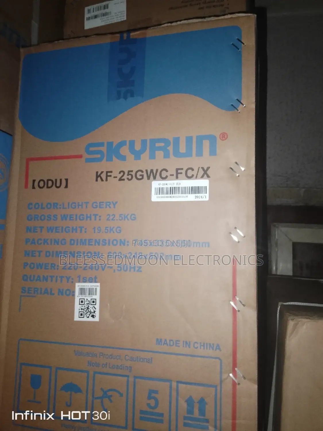 Skyrun Split Unit Ac 3 Years Garranty Cooper Condenser
