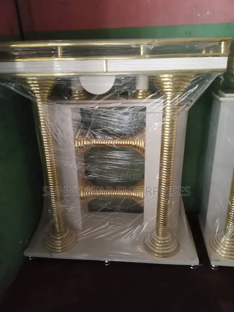High Quality Executive Gold Color Pulpit