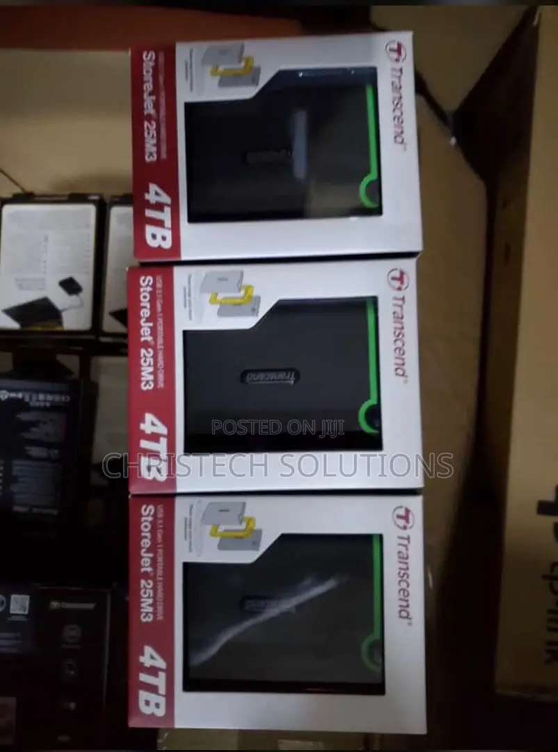 Transcend Storejet External Hard Drive - 4tb