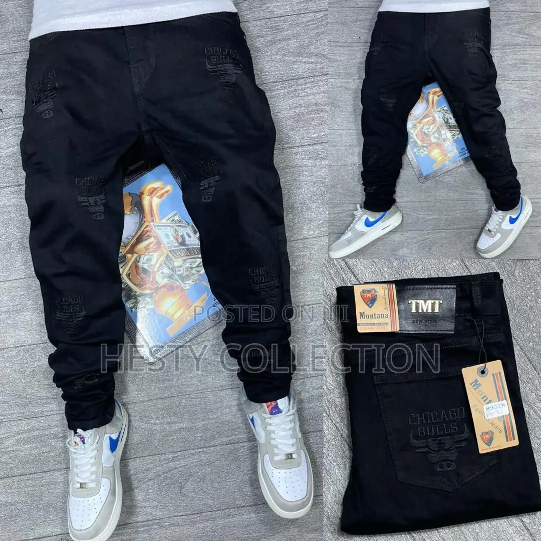 Quality Stock Designer Men Baggy Jeans