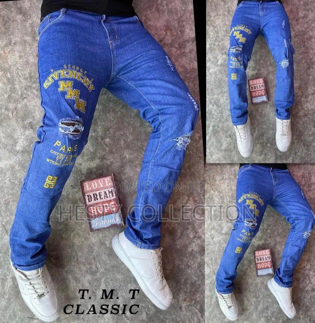 Quality Stock Designer Men Baggy Jeans