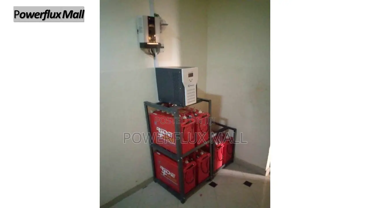 5kva/48v Pure Sine Wave Inveter With 6 Batteries, 12panels