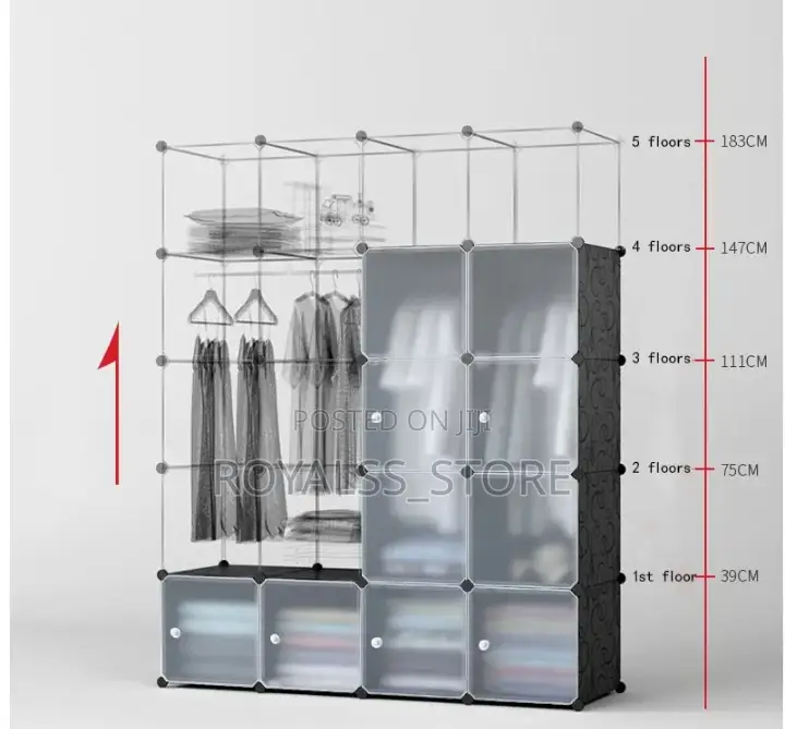3/4 Layers Luxury Detachable Plastic Storage Organizer