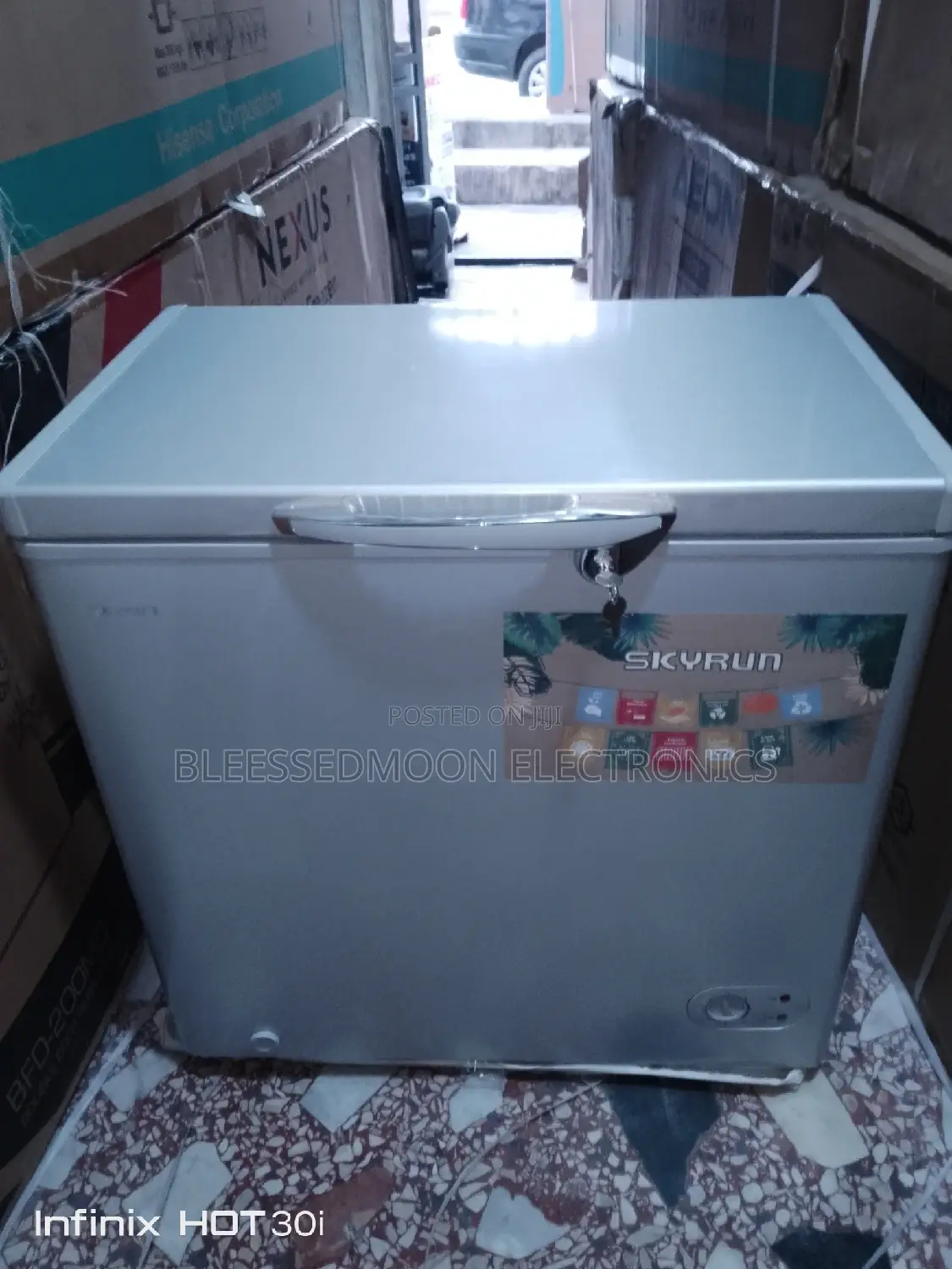 Skyrun Anti- Rust Cabinet Deep Freezer 100 Percent Energy Sa
