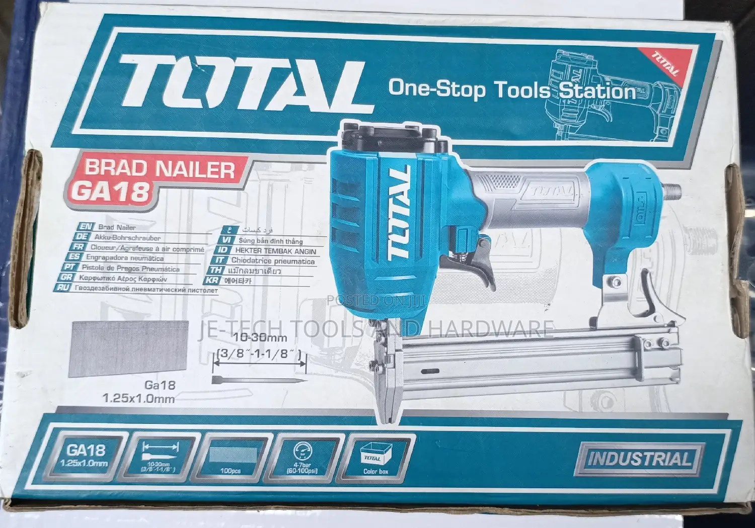 Total Air Brand Nailer - 10-30mm - Ga18
