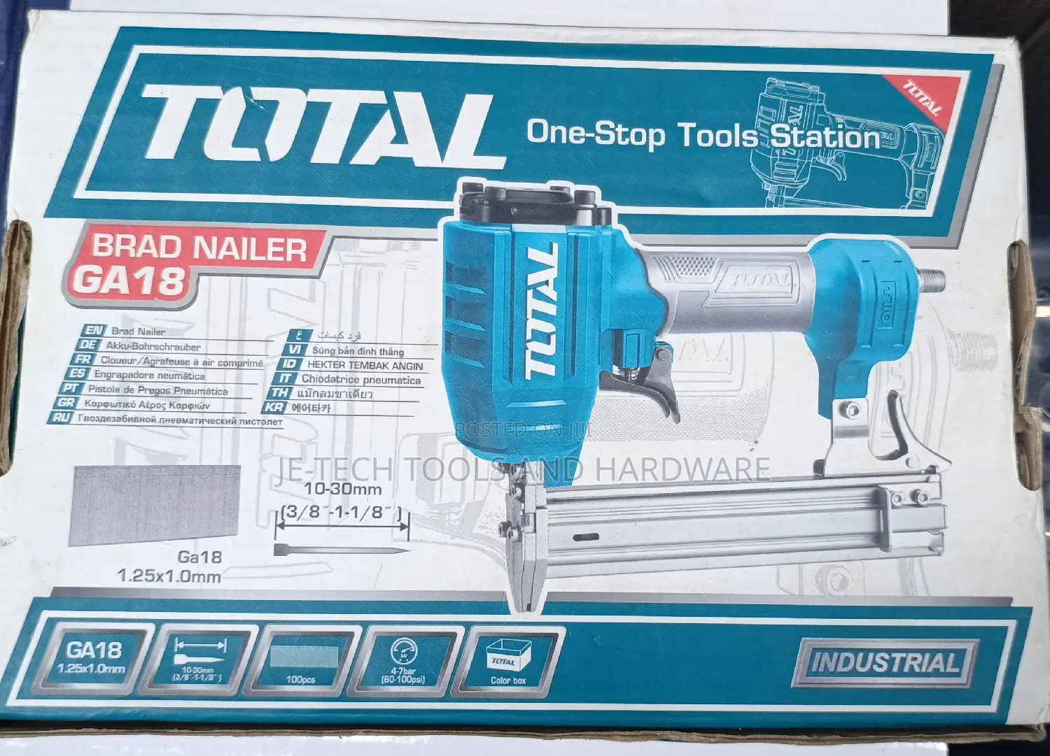 Total Air Brand Nailer - 10-30mm - Ga18